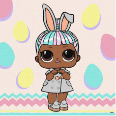 KHO1227 Ideyka Картина за номерами - L.O.L. Surprise! Spring Bling CARATS, 30х30 см (на підрамнику, Ідейка KHO1227)