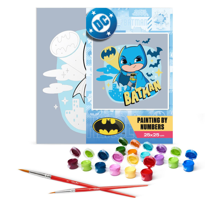 KHO1342 Ideyka Картина за номерами - Герой темряви 25x25 см (Ідейка KHO1342)