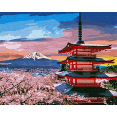 KHO2856 Улюблена Японія. Ideyka. Картина за номерами (Ідейка КНО2856)