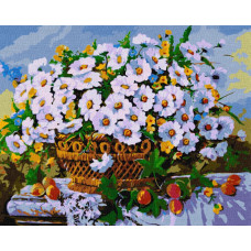 KHO3118 Літні квіти ©Олександр Закусілов. Ideyka. Картина за номерами (Ідейка КНО3118)