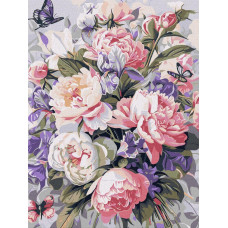 KHO3349 Ideyka Картина за номерами - Сад у серці 30x40 см, (на підрамнику, Ідейка KHO3349) ©art_selena_ua