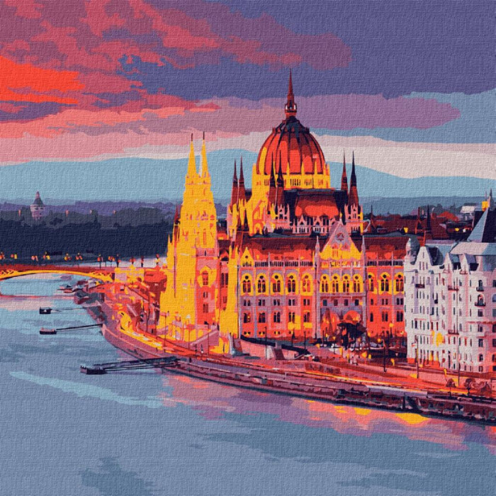 KHO3602 Улюблений Будапешт. Ideyka. Картина за номерами (Ідейка КНО3602)