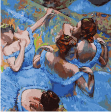 KHO4847 Блакитні танцівниці © Edgar Degas. Ideyka. Картина за номерами (Ідейка КНО4847)