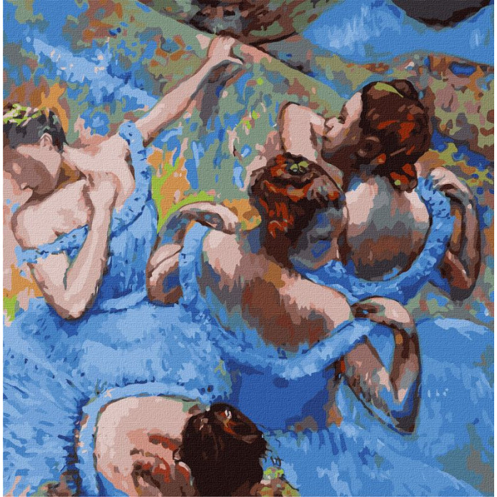 KHO4847 Блакитні танцівниці © Edgar Degas. Ideyka. Картина за номерами (Ідейка КНО4847)