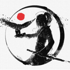 KHO5057 Донька самурая. Ідейка. Картина за номерами (КНО5057)