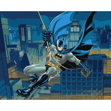 KHO5244 Ideyka Картина за номерами - Batman: Поклик тіні 50x40 см, (на підрамнику, Ідейка KHO5244)