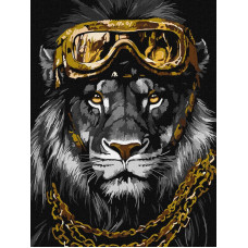 KHO6669 Ideyka Картина за номерами - Сила Стилю 30х40 см (на підрамнику, фарби металік, Ідейка КНО-6669) ©art_selena_ua