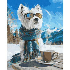 KHO6849 Ideyka Картина за номерами - Зимова перерва 40х50 см (на підрамнику, Ідейка КНО-6849) ©art_selena_ua