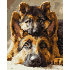 KHO6944 Ideyka Картина за номерами - Разом завжди 50x40 см, (на підрамнику, Ідейка KHO6944) ©art_selena_ua