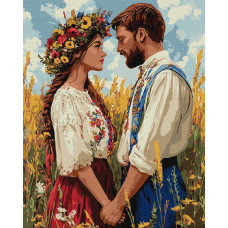 KHO8667 Ideyka Картина за номерами - Незламні та нерозлучні 40х50 см (на підрамнику, Ідейка КНО-8667) ©art_selena_ua