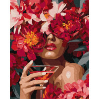 KHO8733 Ideyka Картина за номерами - Квіткова Спокуса 40x50 см, (на підрамнику, Ідейка KHO8733) ©art_selena_ua