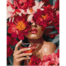 KHO8733 Ideyka Картина за номерами - Квіткова Спокуса 40x50 см, (на підрамнику, Ідейка KHO8733) ©art_selena_ua