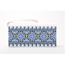 КЛ031кМ1301k Барвиста вишиванка Набір для вишивки бісером - Клатч Ніжність 21x13 см атлас, бежевий