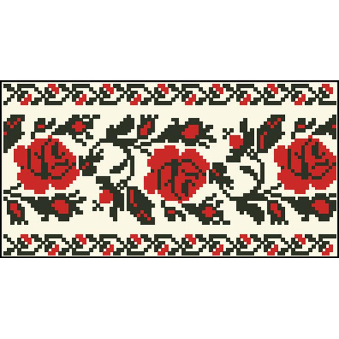 КЛ043шМ1301k Барвиста вишиванка Набір для вишивки бісером - Клатч Весільні пари 21x13 см шовк, бежевий