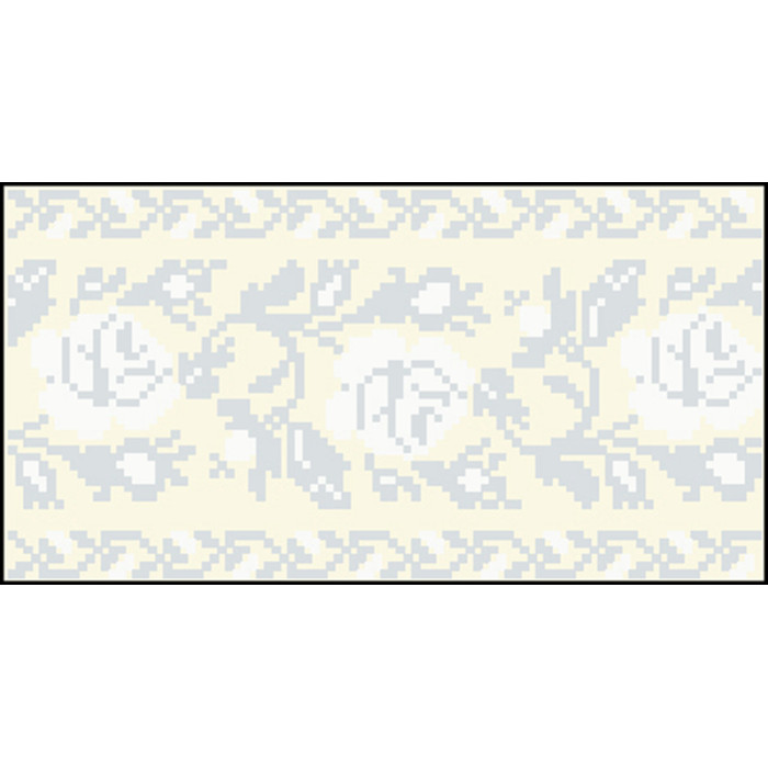 КЛ044дМ1301i Барвиста вишиванка Набір для вишивки друкованим хрестиком - Клатч Весільні пари 21x13 см домоткане полотно, бежевий