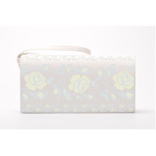 КЛ044кМ1301k Барвиста вишиванка Набір для вишивки бісером - Клатч Весільні пари 21x13 см атлас, бежевий