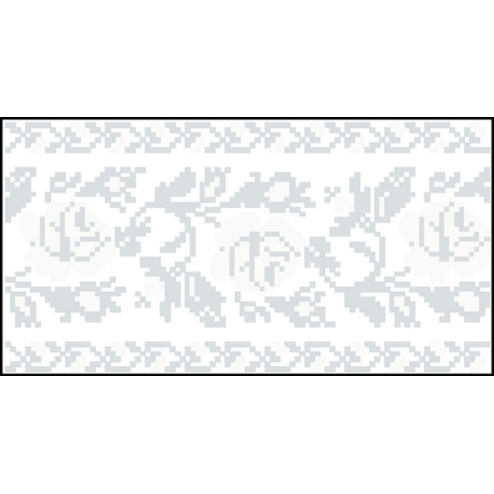 КЛ044шБ1301i Барвиста вишиванка Набір для вишивки друкованим хрестиком - Клатч Весільні пари 21x13 см шовк, білий