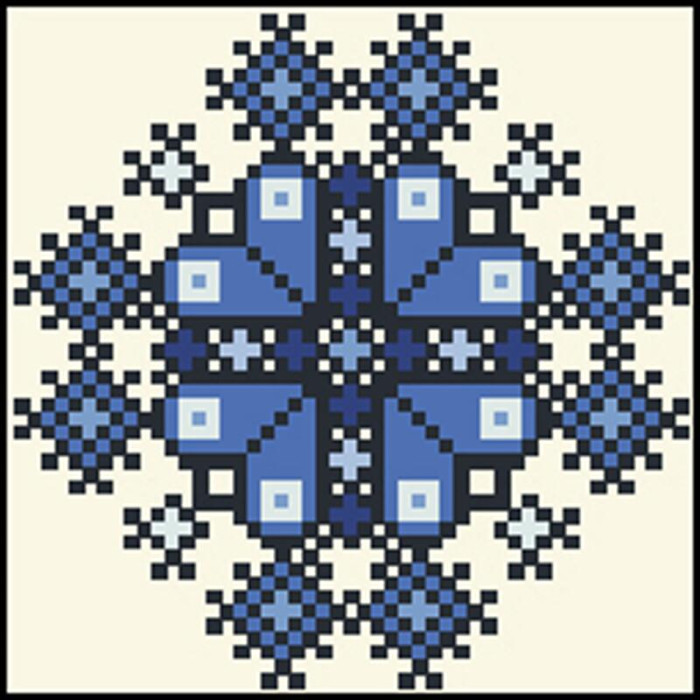 КЛ048шМ1301k Барвиста вишиванка Набір для вишивки бісером - Клатч Весняна 21x13 см шовк, бежевий