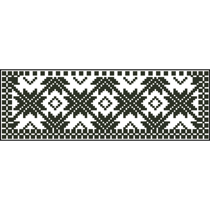 КЛ049лБ1301k Барвиста вишиванка Набір для вишивки бісером - Клатч Класична 21x13 см льон, білий