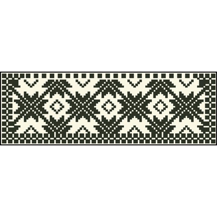 КЛ049шМ1301i Барвиста вишиванка Набір для вишивки друкованим хрестиком - Клатч Класична 21x13 см шовк, бежевий