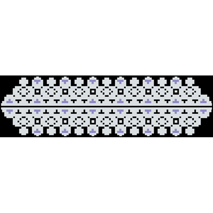 КЛ058дЧ1301i Барвиста вишиванка Набір для вишивки друкованим хрестиком - Клатч Сокальська. Ніжність 21x13 см домоткане полотно, чорний