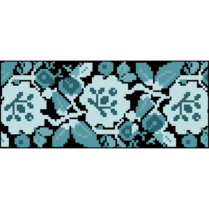 КЛ060лЧ1301i Барвиста вишиванка Набір для вишивки друкованим хрестиком - Клатч Борщівська сучасна 21x13 см льон, чорний