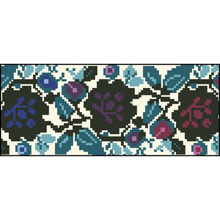 КЛ060шМ1301k Барвиста вишиванка Набір для вишивки бісером - Клатч Борщівська сучасна 21x13 см шовк, бежевий