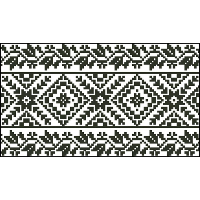 КЛ066кБ1301i Барвиста вишиванка Набір для вишивки друкованим хрестиком - Клатч Жито 21x13 см атлас, білий