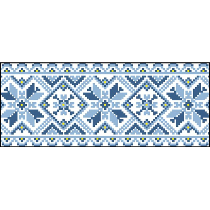 КЛ067кМ1301k Барвиста вишиванка Набір для вишивки бісером - Клатч Зірка 21x13 см атлас, бежевий