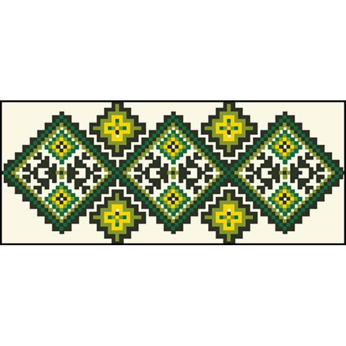 КЛ073дМ1301i Барвиста вишиванка Набір для вишивки друкованим хрестиком - Клатч Жито 21x13 см домоткане полотно, бежевий