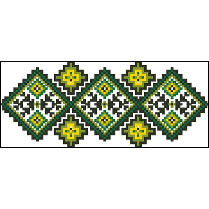 КЛ073лБ1301i Барвиста вишиванка Набір для вишивки друкованим хрестиком - Клатч Жито 21x13 см льон, білий