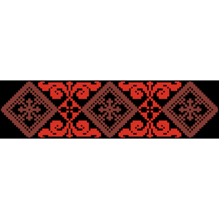 КЛ078хЧ1301 Барвиста вишиванка Заготовка для вишивки - Клатч Елегантна 21x13 см батист, чорний