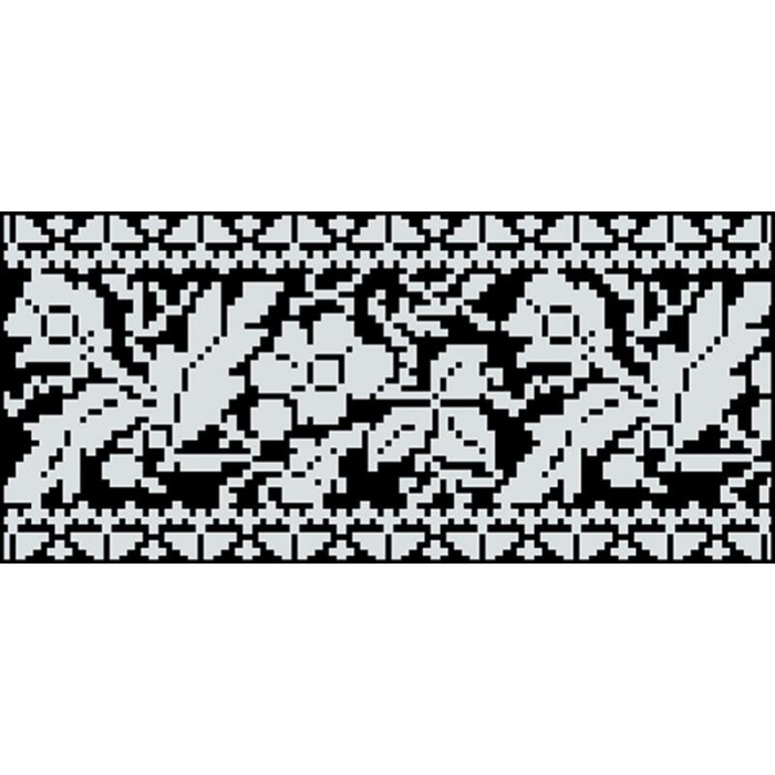 КЛ082кЧ1301i Барвиста вишиванка Набір для вишивки друкованим хрестиком - Клатч Сокальська сучасна 21x13 см атлас, чорний