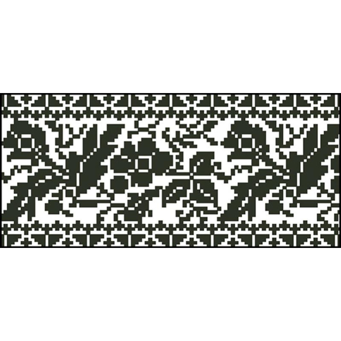 КЛ082пБ1301i Барвиста вишиванка Набір для вишивки друкованим хрестиком - Клатч Сокальська сучасна 21x13 см габардин, білий