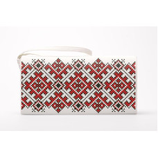 КЛ104хМ1301 Барвиста вишиванка Заготовка для вишивки - Клатч Львівська 21x13 см батист, бежевий