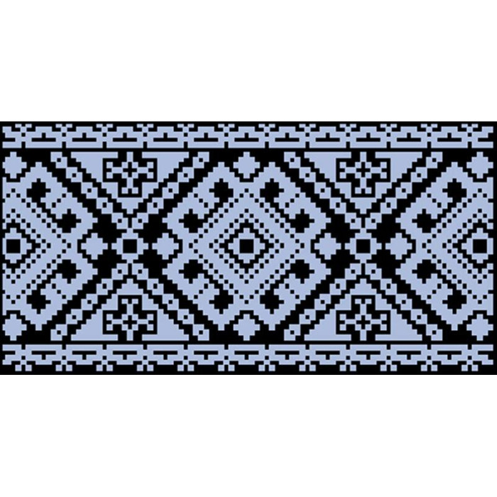 КЛ105лЧ1301k Барвиста вишиванка Набір для вишивки бісером - Клатч Ніжність 21x13 см льон, чорний