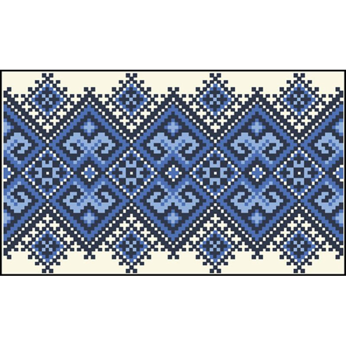 КЛ107шМ1301k Барвиста вишиванка Набір для вишивки бісером - Клатч Берегиня 21x13 см шовк, бежевий