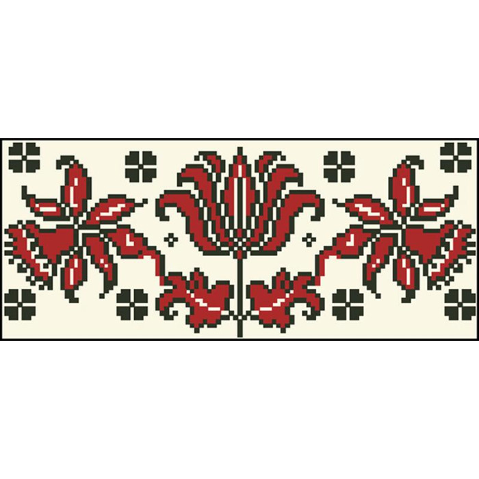 КЛ108кМ1301i Барвиста вишиванка Набір для вишивки друкованим хрестиком - Клатч Дерево життя 21x13 см атлас, бежевий