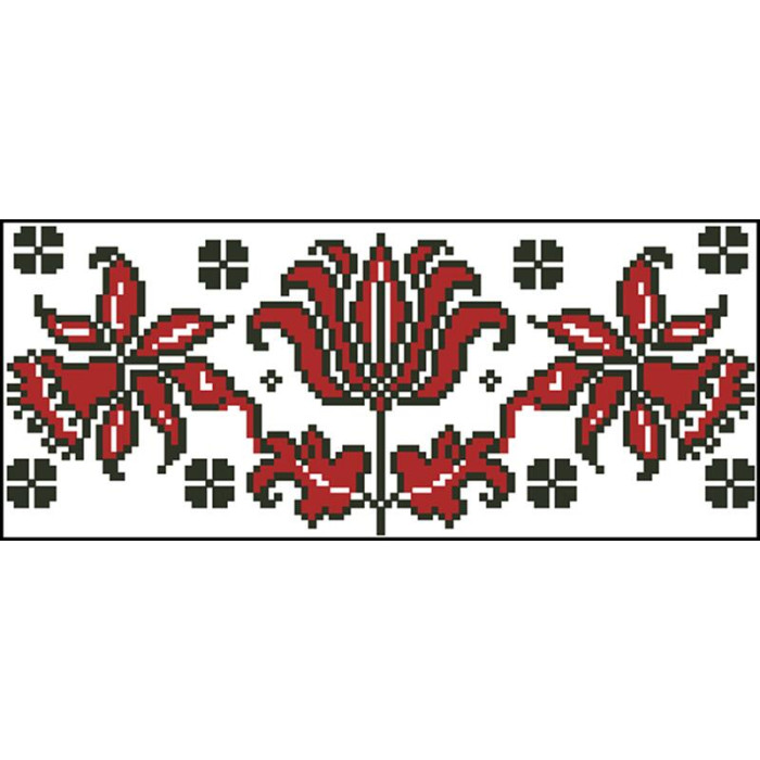 КЛ108пБ1301k Барвиста вишиванка Набір для вишивки бісером - Клатч Дерево життя 21x13 см габардин, білий