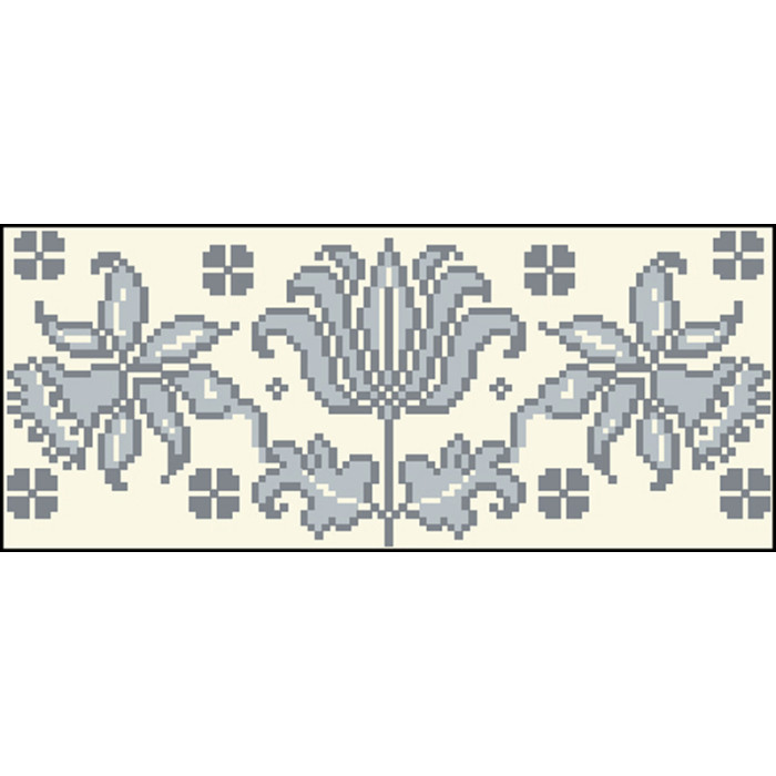КЛ109шМ1301i Барвиста вишиванка Набір для вишивки друкованим хрестиком - Клатч Дерево життя 21x13 см шовк, бежевий