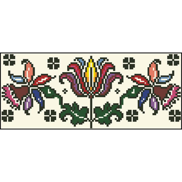 КЛ112кМ1301k Барвиста вишиванка Набір для вишивки бісером - Клатч Дерево життя 21x13 см атлас, бежевий