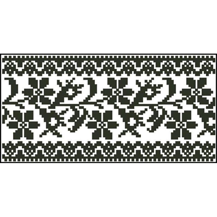 КЛ129лБ1301k Барвиста вишиванка Набір для вишивки бісером - Клатч Сокальська братки 21x13 см льон, білий