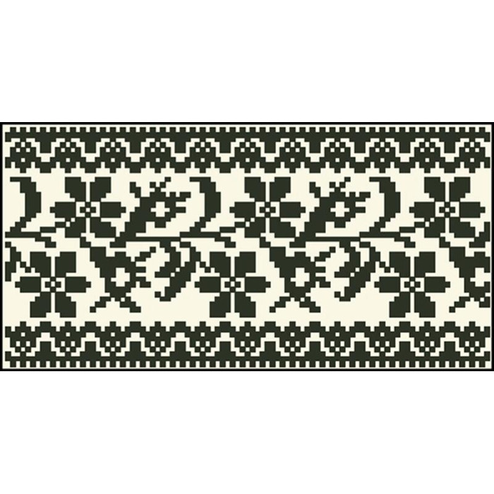 КЛ129лМ1301i Барвиста вишиванка Набір для вишивки друкованим хрестиком - Клатч Сокальська братки 21x13 см льон, бежевий