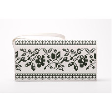 КЛ131шМ1301 Барвиста вишиванка Заготовка для вишивки - Клатч Сокальська мрія 21x13 см шовк, бежевий