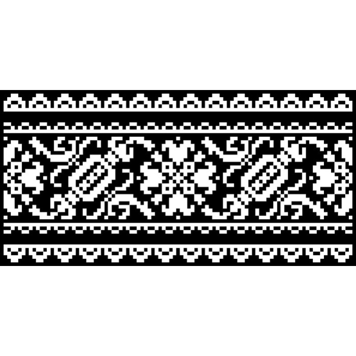 КЛ132кЧ1301 Барвиста вишиванка Заготовка для вишивки - Клатч Сокальська святкова 21x13 см атлас, чорний