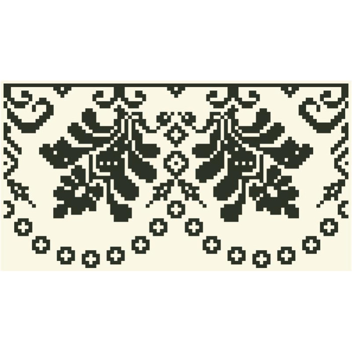 КЛ134дМ1301 Барвиста вишиванка Заготовка для вишивки - Клатч Сокальська старовинна 21x13 см домоткане полотно, бежевий