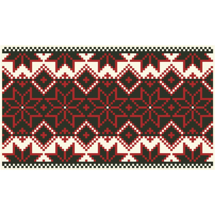 КЛ136дМ1301 Барвиста вишиванка Заготовка для вишивки - Клатч Мамине благословення 21x13 см домоткане полотно, бежевий