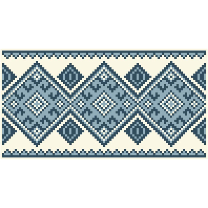 КЛ138дМ1301 Барвиста вишиванка Заготовка для вишивки - Клатч На долю 21x13 см домоткане полотно, бежевий