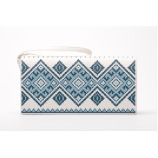 КЛ138хМ1301 Барвиста вишиванка Заготовка для вишивки - Клатч На долю 21x13 см батист, бежевий