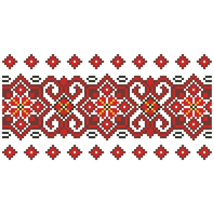 КЛ142хБ1301 Барвиста вишиванка Заготовка для вишивки - Клатч Елегантність 21x13 см батист, білий